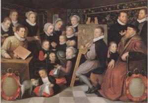 VEEN, Otto van Surrounded by His Household (mk05) oil painting picture